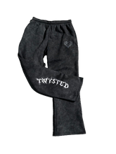 Load image into Gallery viewer, FW 22 &quot;Shining Hearts&quot; flare sweatpants
