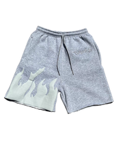 Load image into Gallery viewer, SS23 &quot;Flame&quot; Gray Shorts
